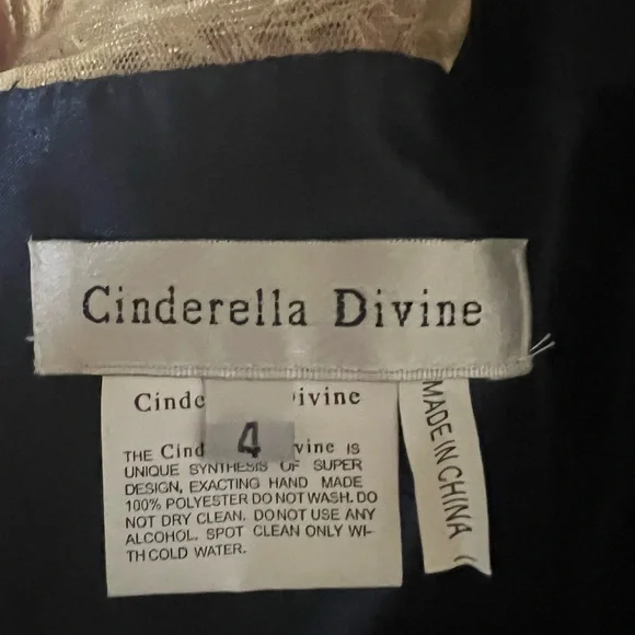 NWT Cinderella Devine Navy Dress - Picture 7 of 8